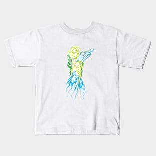 Green Lady Kids T-Shirt